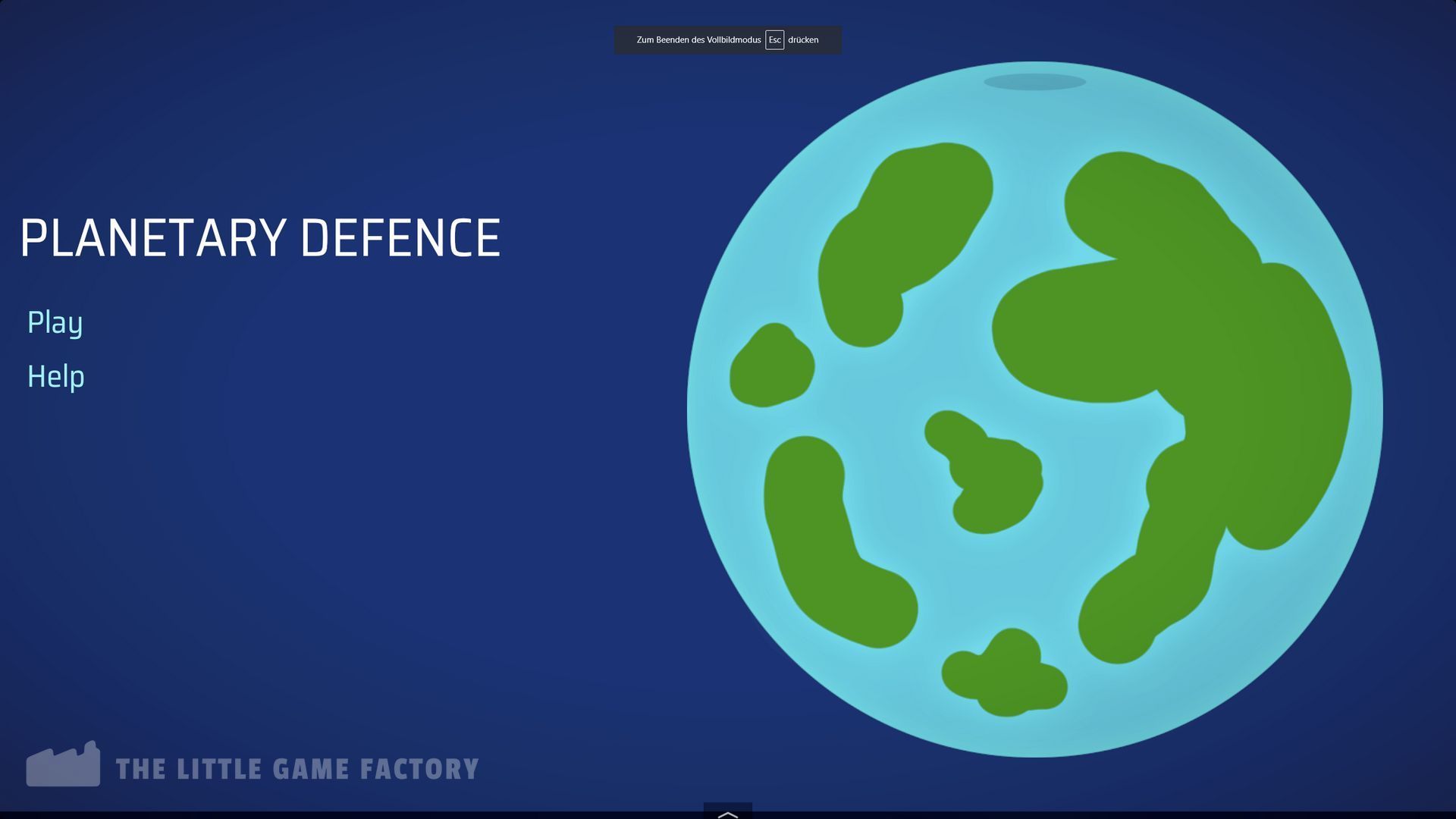 Planetary Defense Ingame Screenshot 1 | Unity WebGL game | Play WebGL games on thelittlegamefactory.com and supergoodgames.com