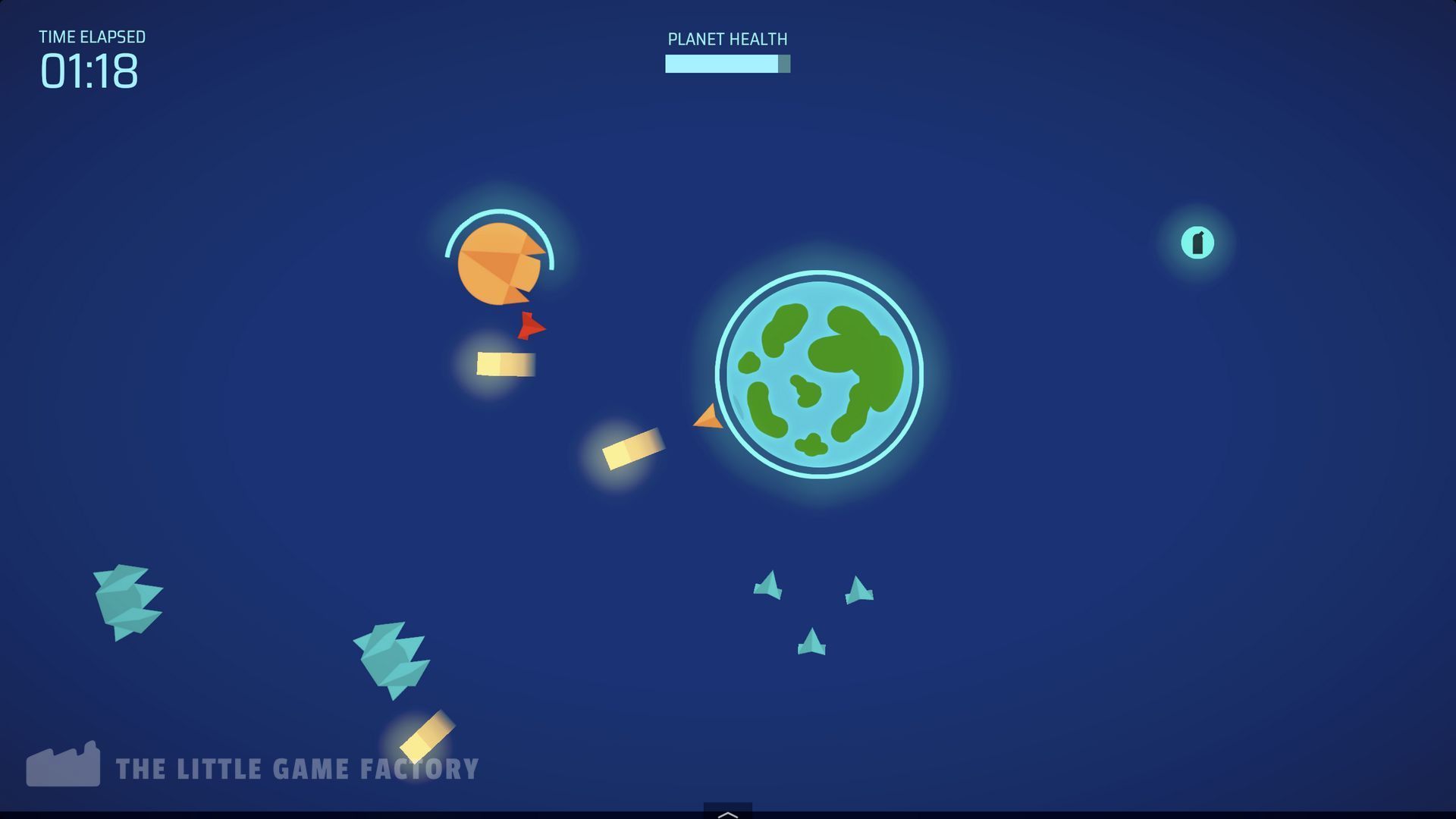 Planetary Defense Ingame Screenshot 2 | Unity WebGL game | Play WebGL games on thelittlegamefactory.com and supergoodgames.com
