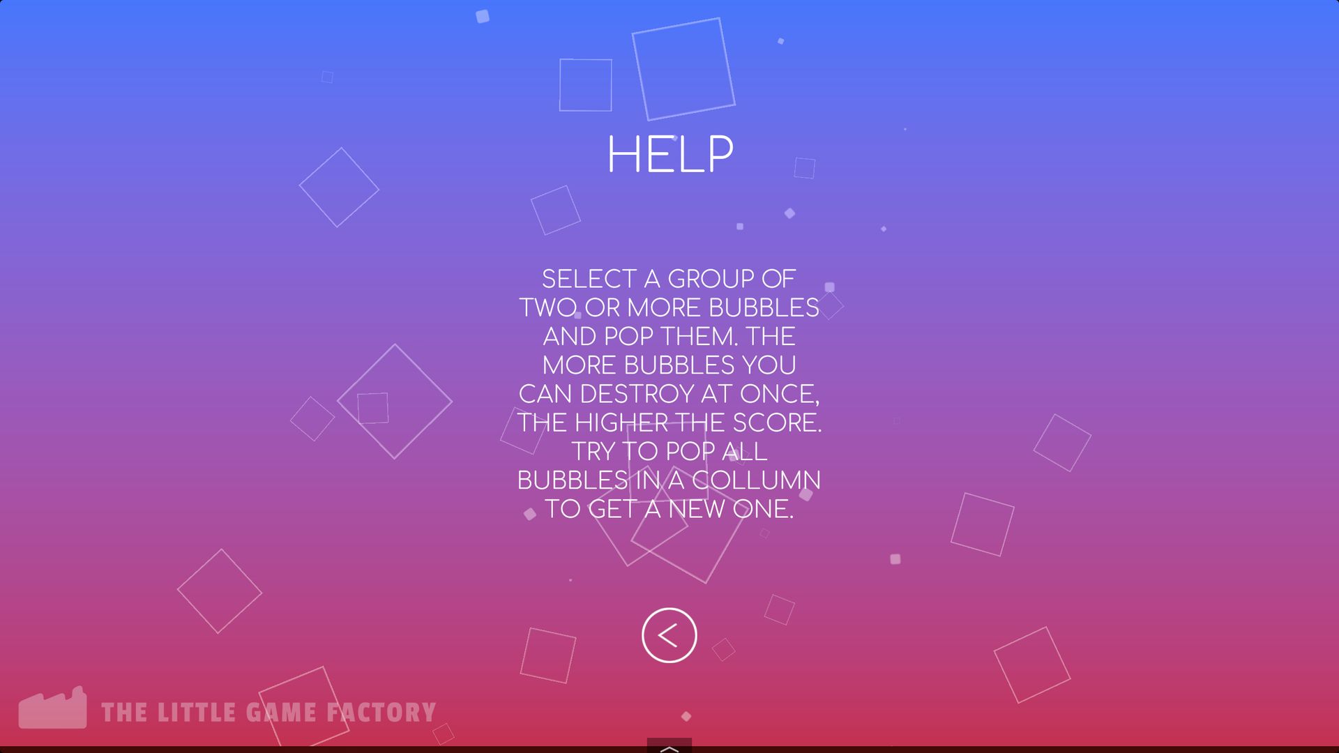 Bubble Pop Screenshot 2 | Unity WebGL game | Play WebGL games on thelittlegamefactory.com and supergoodgames.com