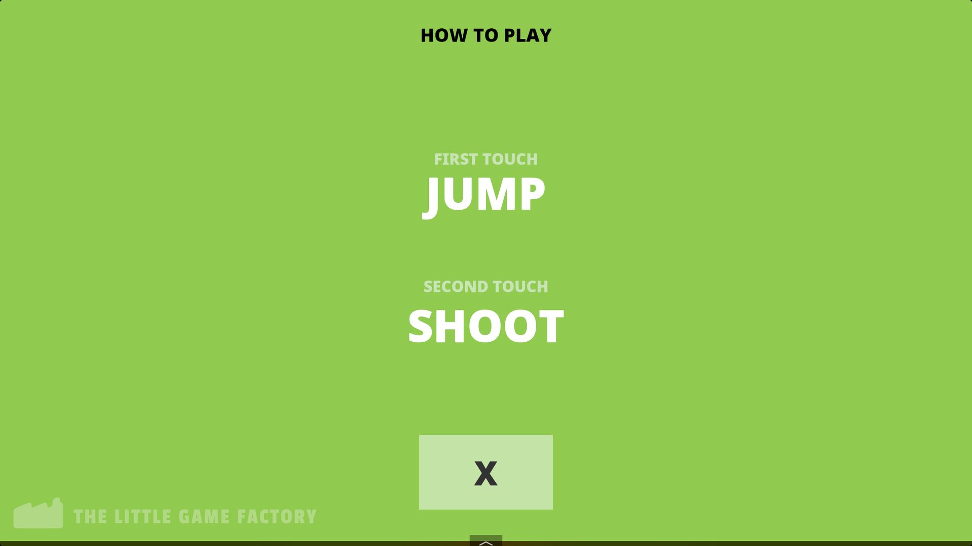 Jump and Shoot Screenshot 2 | Unity WebGL game | Play WebGL games on thelittlegamefactory.com and supergoodgames.com